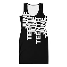Load image into Gallery viewer, Black Juneteenth Word Tank Dress (Free US Shipping)