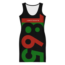 Load image into Gallery viewer, Black Juneteenth Year Dress (Free US Shipping)